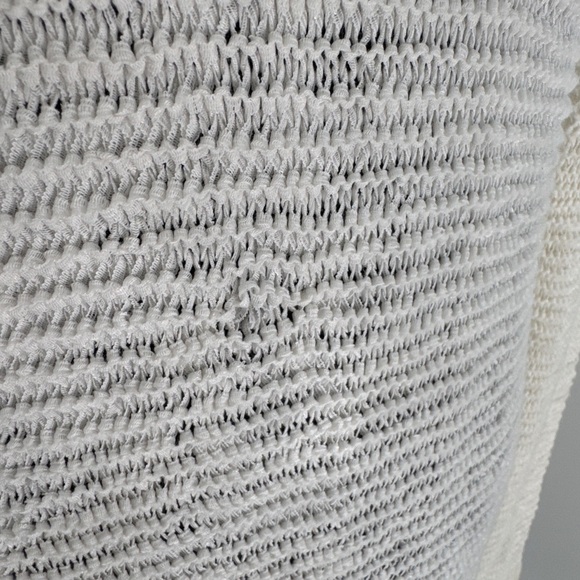 Divided White Oversized Tall Stretchy Sweater (M) - Picture 9 of 10